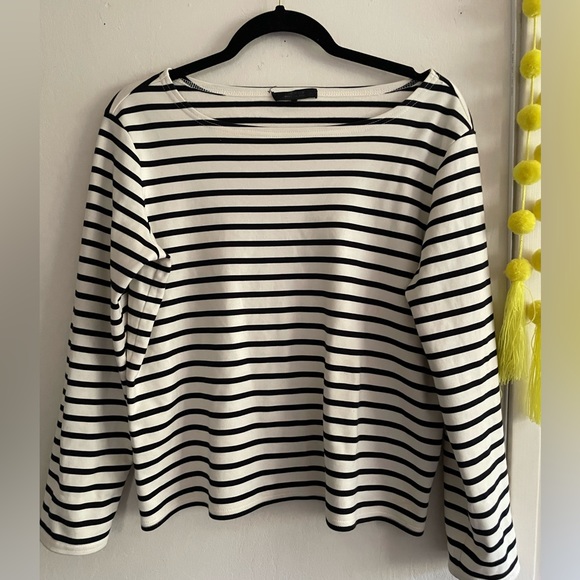 The Row Tops - The Row Striped Long Sleeve Top SZ M
